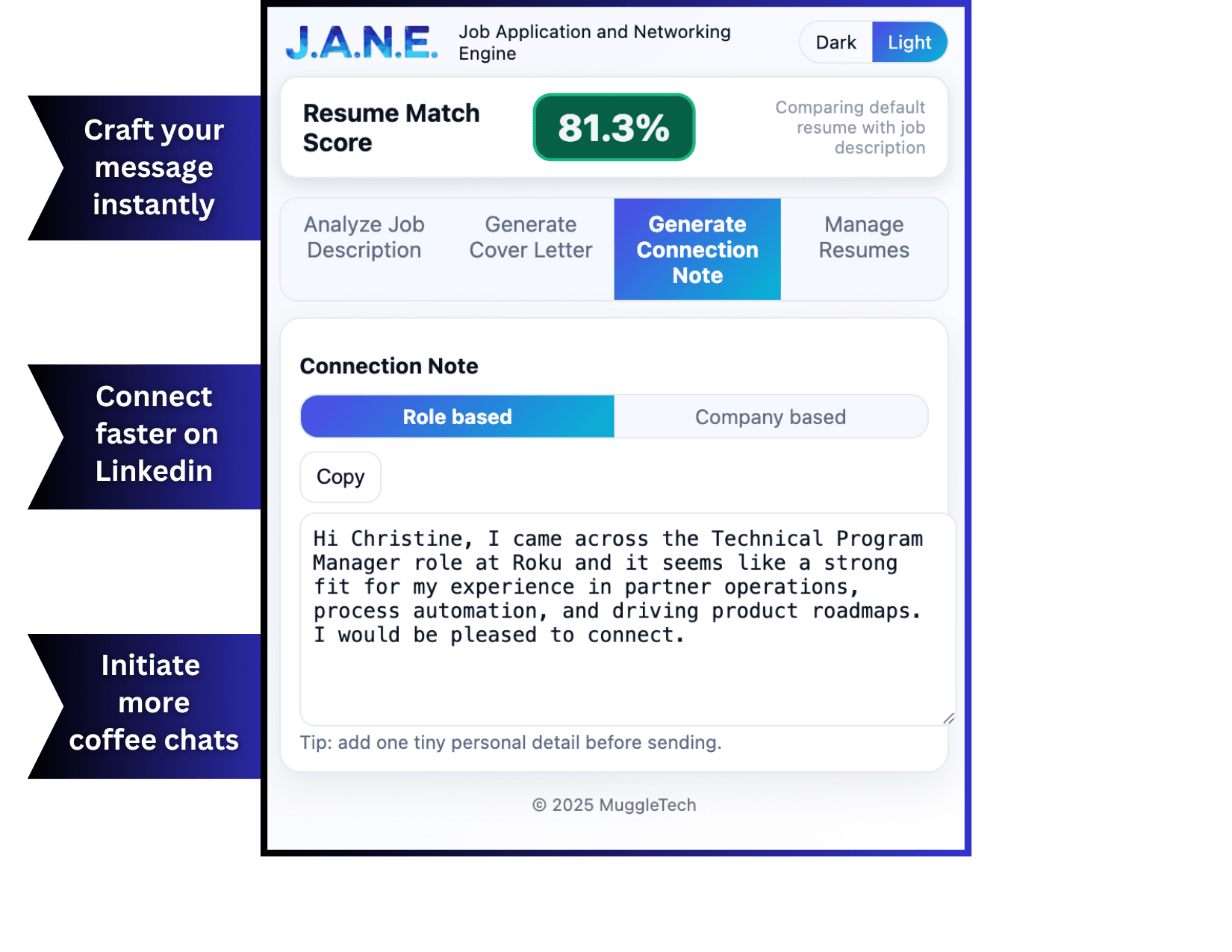 Generate Connection Note